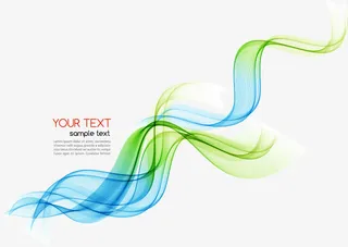 各种飘带矢量图免抠