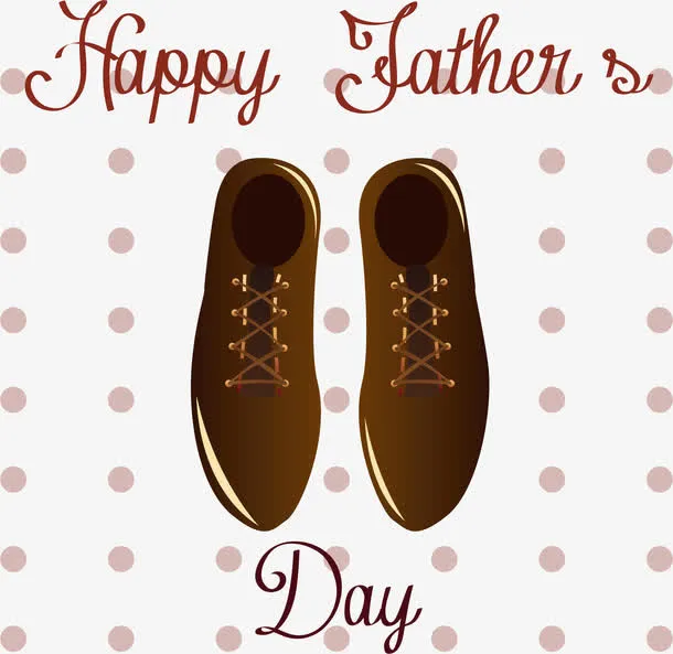 棕色皮鞋矢量免抠