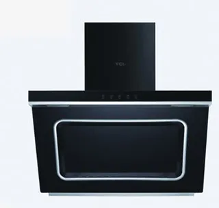 黑色卡通厨房油烟机设计免抠