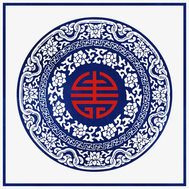 中国风纹理矢量素材免抠