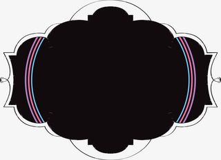 简易复古边框免抠