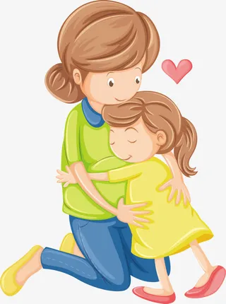 扑在妈妈的怀抱里免抠