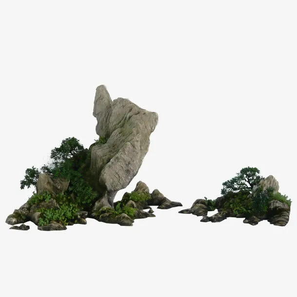 假山免抠
