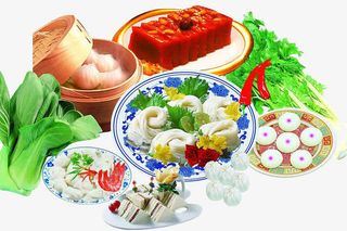 盘中的食物免抠