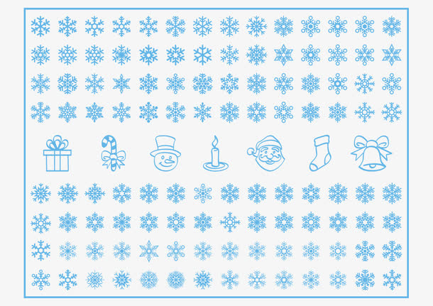 雪花图片免抠