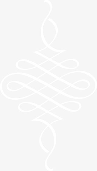 中国风白色中国结免抠