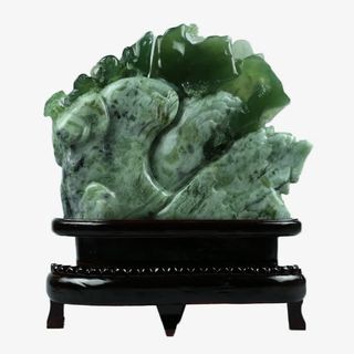 原石巧雕山水免抠