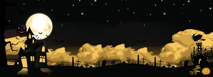 万圣节Party狂欢Banner高清