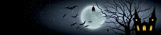 万圣节鬼节蝙蝠背景banner