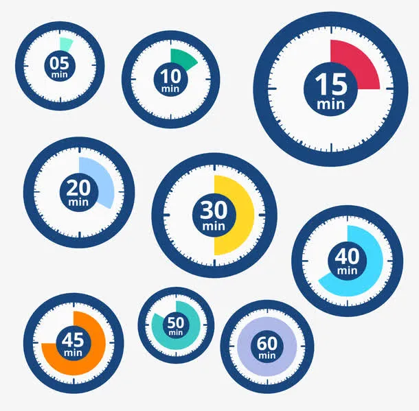 倒计时秒表免抠