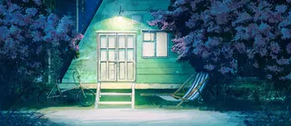 手绘童年夏日背景高清