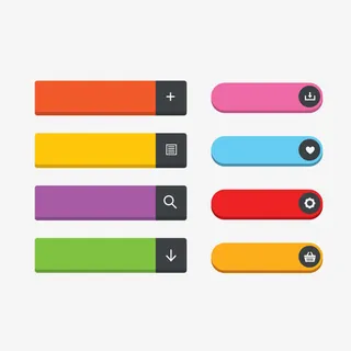 矢量界面设计元素免抠