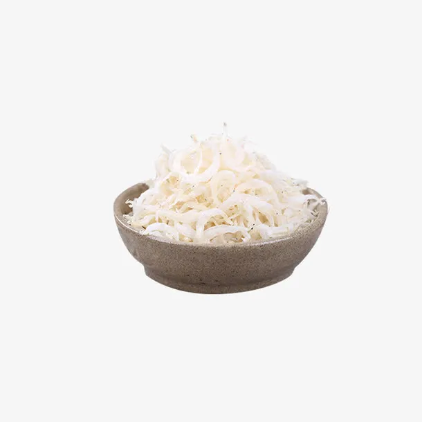 实物银鱼鱼干免抠