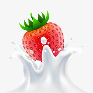 动感新鲜草莓免抠