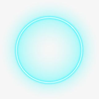 蓝色闪耀光圈免抠