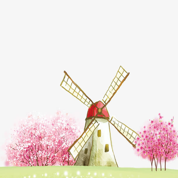 春天 桃花免抠