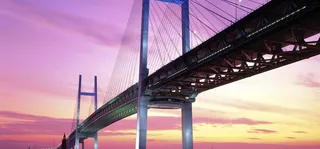 唯美桥海报素材高清