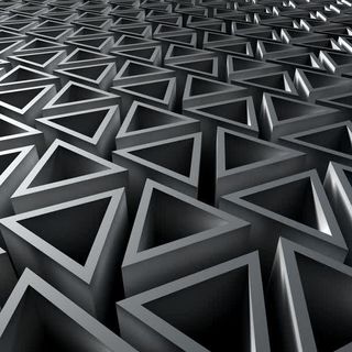 矢量立体三角形背景