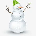 雪人冬天平安夜的圣诞节免抠