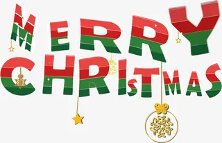 祝福圣诞节快乐免抠