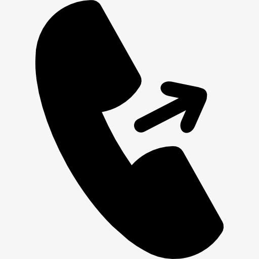 接听电话界面符号耳用箭图标免抠
