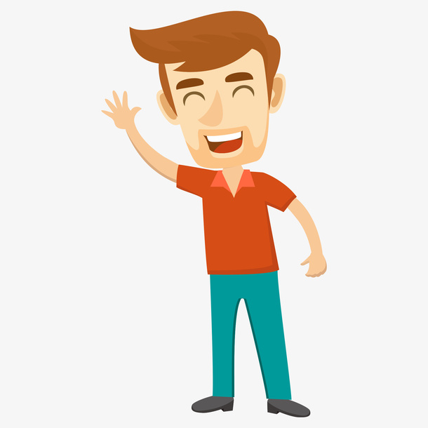 开心的爸爸免抠图免抠