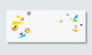 漂浮的不规则三角形免抠