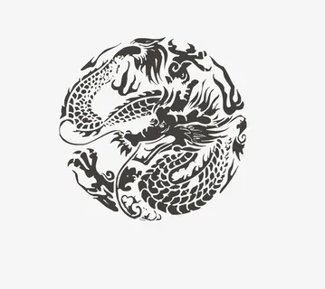 二月二龙抬头卡通装饰中国龙海报免抠