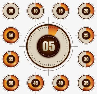 倒计时数字图标免抠