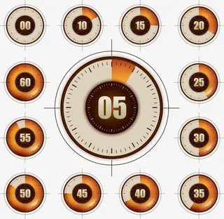 倒计时数字图标免抠