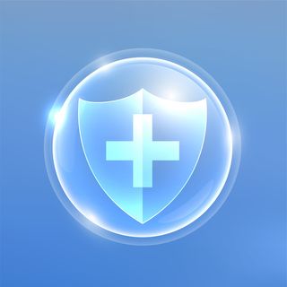 科技感多彩盾牌高清