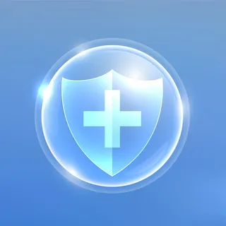 科技感多彩盾牌高清