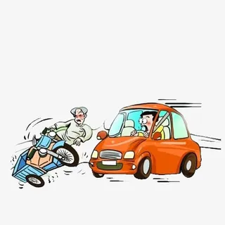 撞车交通事故插图免抠