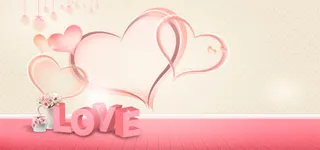 浪漫婚礼背景免抠