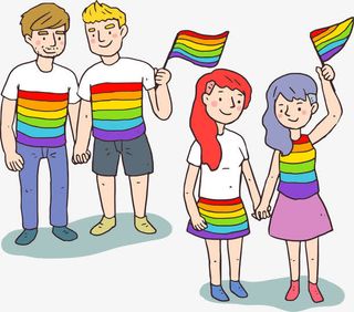 国际彩虹旅游团免抠