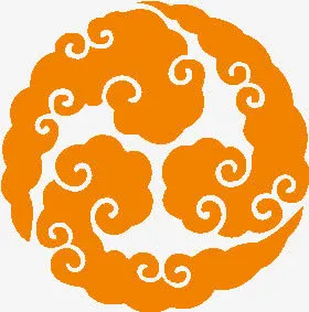 古典祥云花纹免抠