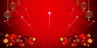 红色大气迎新晚会背景图片高清