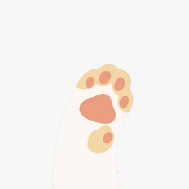 可爱的小猫爪免抠