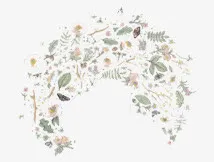 复古小碎花免抠