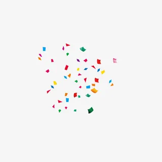五彩小碎纸免抠