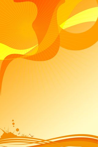 黄色线条飘带背景高清