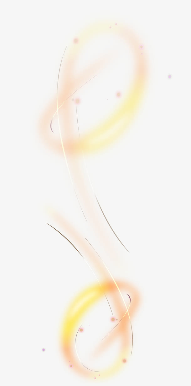 橘黄立体交叉矢量免抠