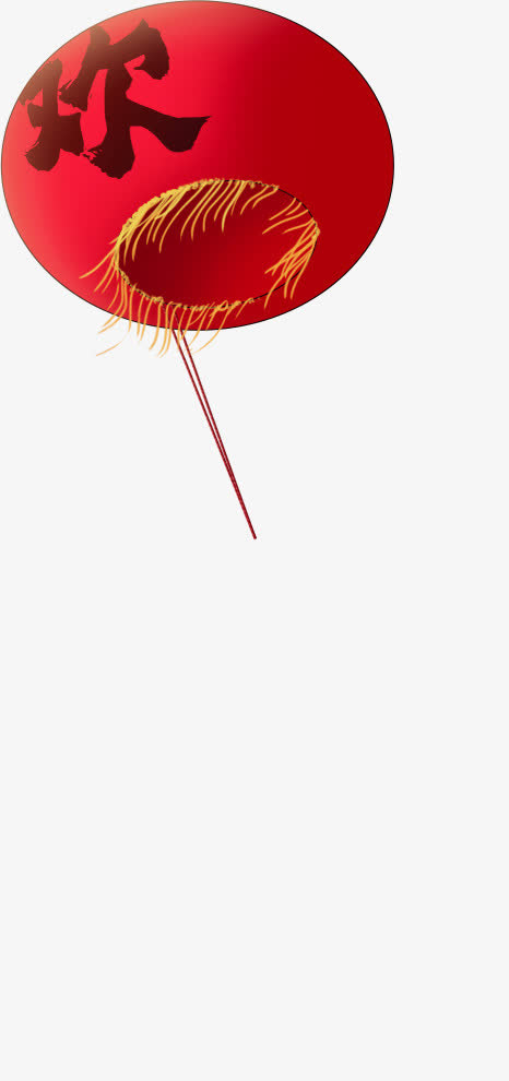 创意合成效果红色灯笼欢免抠
