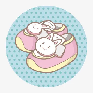 卡通婴儿鞋免抠