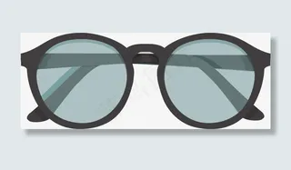 眼镜矢量图免抠