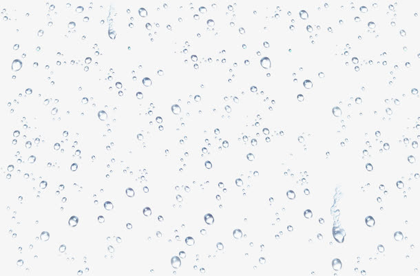 矢量透明水珠免抠