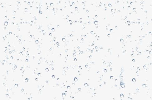 矢量透明水珠免抠