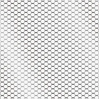 黑色简约蜂窝格边框纹理免抠