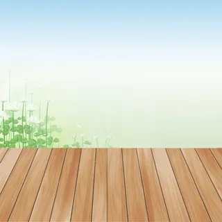 小清新手绘木板背景高清