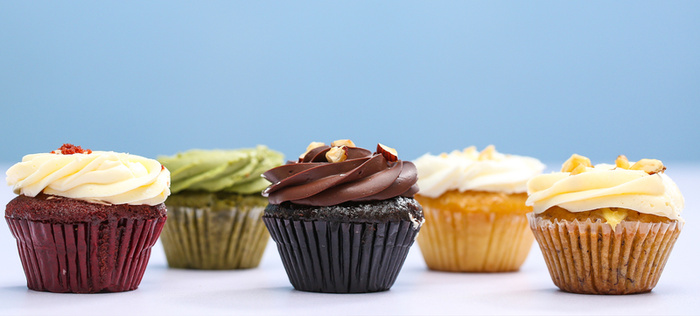 美食烘培蛋挞蛋糕618吃货清新背景高清